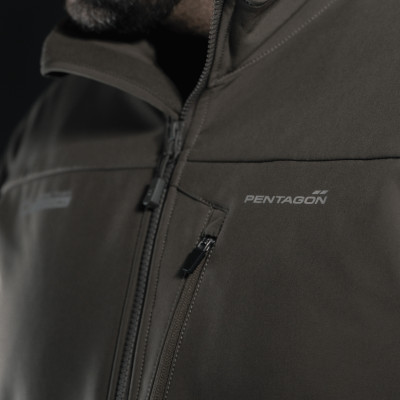 Pentagon Reiner 2.0 softshell jaka Storm|Tex™ laminēts, Dark Olive