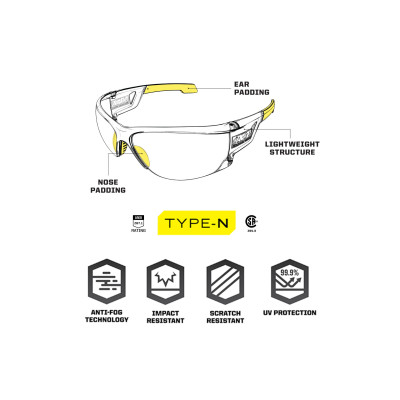 Vision Type-N ballistiskie aizsargbrilles