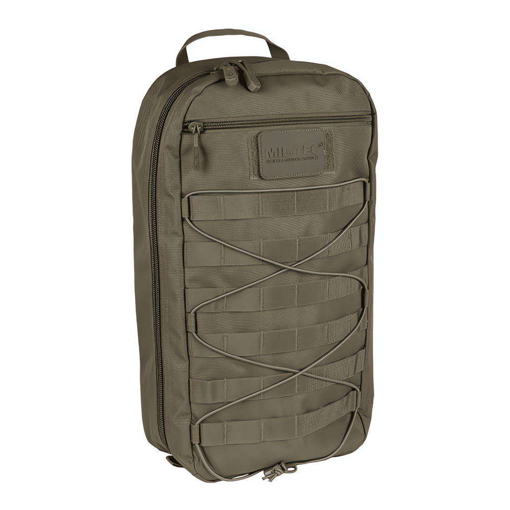 Mil-Tec 15 l MOLLE mugursoma 100 % 600D poliesters, Olive