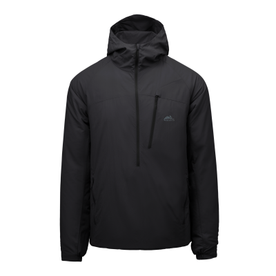 Helikon-Tex Wolfhound Hoodie Lite jaka 40 g/m2, Windpack Nylon, Melna