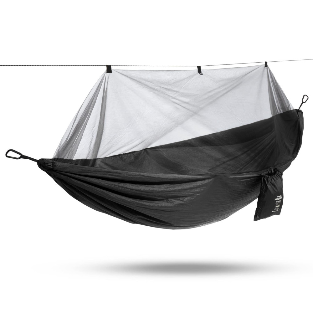Tac Maven MYNEST hamaks ar odu tīklu 275 × 150 cm, 500 g, Melna