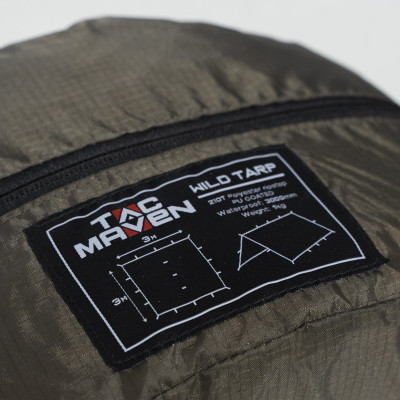 Wild Tarp tents – 3000 mm, 20 stiprinājuma punkti