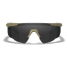 Wiley X WX Saber Advanced ballistiskie brilles, Pelēkbrūns