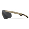 Wiley X WX Saber Advanced ballistiskie brilles, Pelēkbrūns