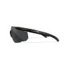 Wiley X WX Saber Advanced ballistiskie brilles caurspīdīgas lēcas, Melna