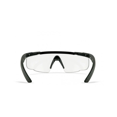 Wiley X WX Saber Advanced ballistiskie brilles caurspīdīgas lēcas, Melna