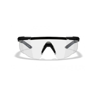 Wiley X WX Saber Advanced ballistiskie brilles caurspīdīgas lēcas, Melna