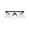 Wiley X WX Saber Advanced ballistiskie brilles caurspīdīgas lēcas, Melna