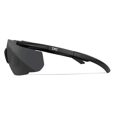Wiley X WX Saber Advanced ballistiskie brilles dzeltenas lēcas, Melna