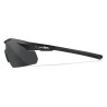 Wiley X WX Vapor ballistiskie brilles, Melna