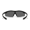 Wiley X WX Vapor ballistiskie brilles, Melna