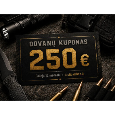 Dāvanu karte 250 EUR | TacticalShop