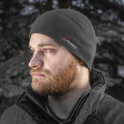 M-Tac Fleece Watch Cap Light Polartec – ziemas cepure, Melna