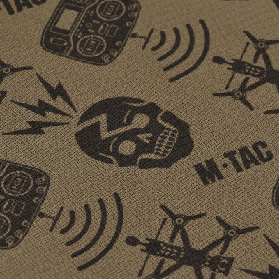 M-Tac Scarf Tube Microfleece Drone Pattern – kakla sildītājs, Tan