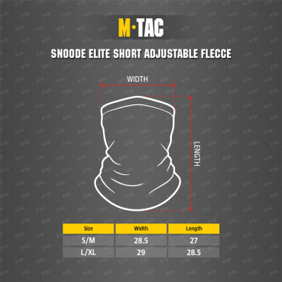 M-Tac Snood Elite Short Fleece 320 g/m² – flīsa kakla sildītājs