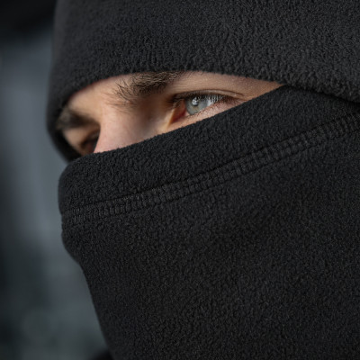 M-Tac Anatomical Snood Adjustable Elite Fleece – kakla sildītājs, Melna