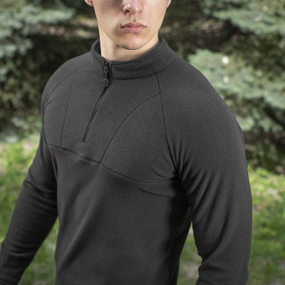 M-Tac Delta Polartec Raglan Jacket – flīsa džemperis, Melna